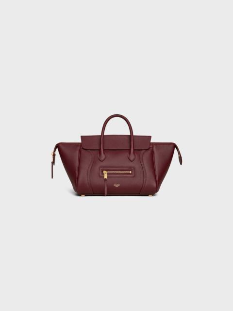 CELINE Celine Luggage Small Handbag Bordeaux Calfskin