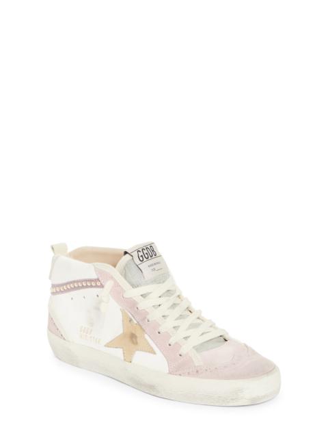 Golden Goose Golden Goose Midstar Sneaker in White/Pink at Nordstrom