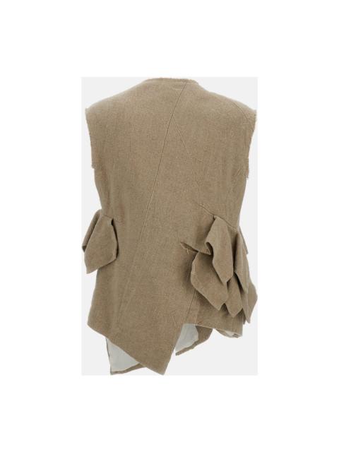 Comme Des Garçons Linen Vest