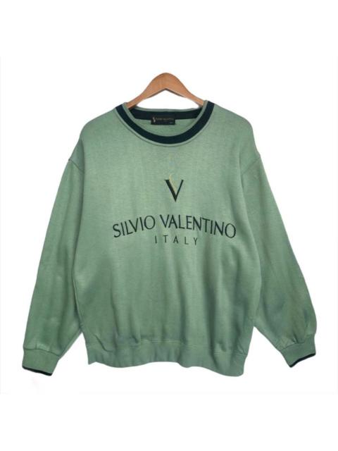 Valentino Vintage Silvio Valentino Green Sweatshirt Valentino Crewneck