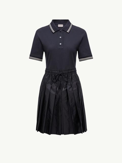 Moncler Cotton Piquet Polo Shirt Dress