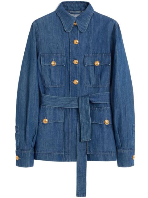 Valentino Women Denim Cotton Jacket