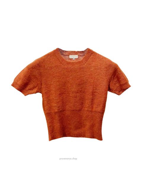 Balenciaga Cropped Wool Sweater - Burnt Sienna