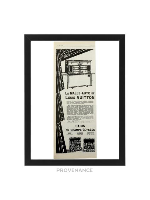 Louis Vuitton Louis Vuitton Antique Vintage Newsprint Ad - MALLE-AUTO
