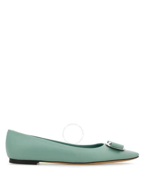 FERRAGAMO Ferragamo New Vara Plate Zea Ballet Flats