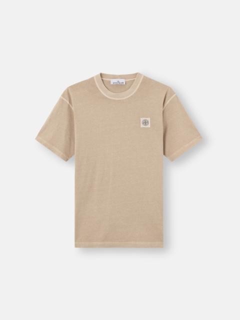Stone Island 2100026 ORGANIC COTTON JERSEY 'FISSATO' EFFECT