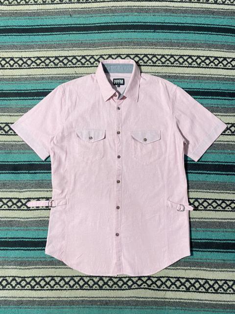 PPFM 2000s PPFM - Pink Side Zipper Shirt