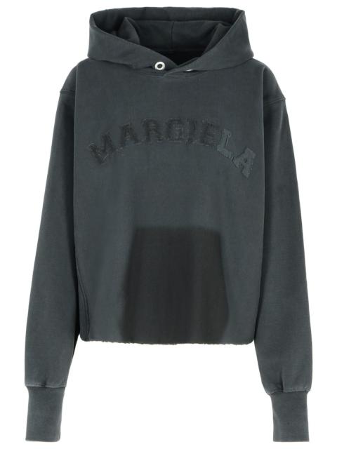Maison Margiela Maison Margiela Black Cotton Sweatshirt Woman