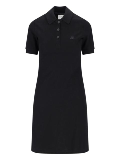 courrèges MINI POLO DRESS