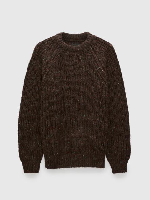HOWLIN' "Taste Of The Future" Wool Knit Sweater in Mystery Brown