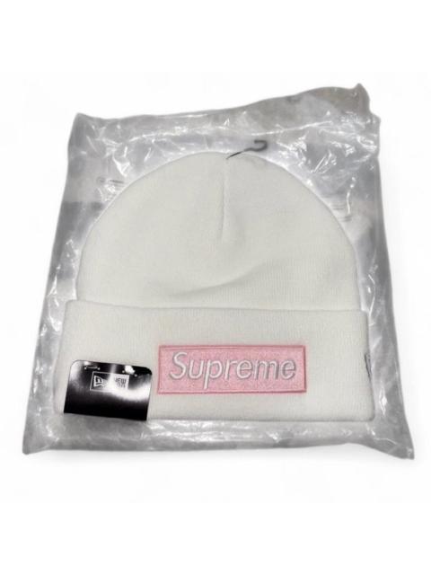 Supreme Supreme Beanie FW25 White/Pink