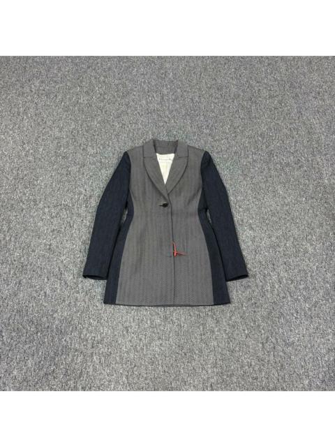 Dior Dior Multicolor Striped Wool Coat
