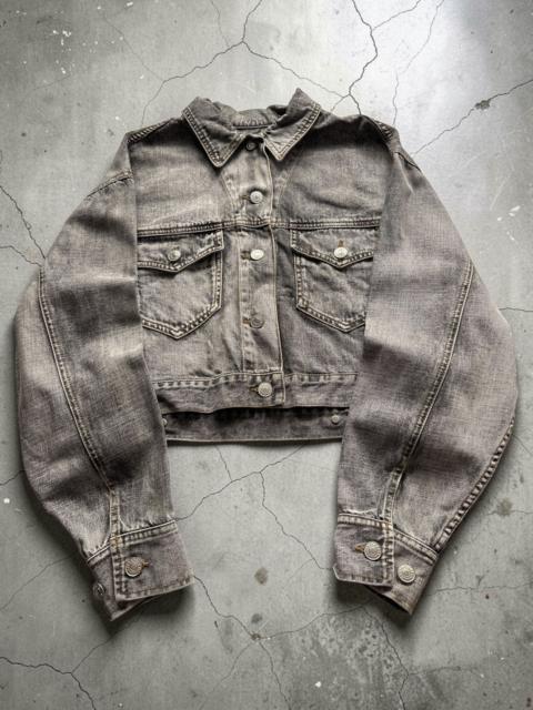 Isabel Marant Rare Isabel Marant Etoile Washed Tadia Denim Jacket Cropped