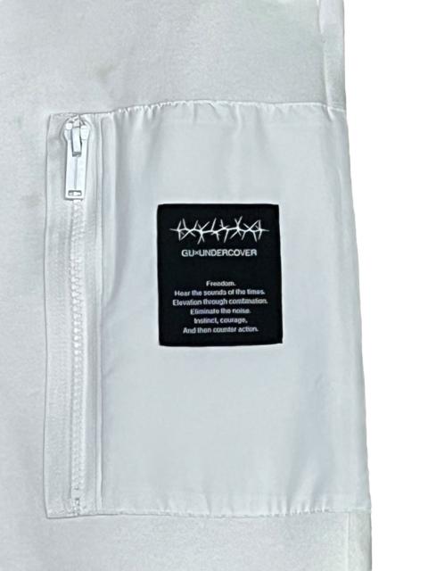 UNDERCOVER 🔥🎧"FREEDOM NOISE" GUxUNDERCOVER White Sweat Pants