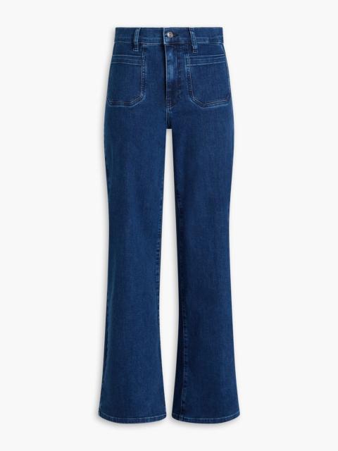 FRAME Le Slim Palazzo high-rise wide-leg jeans