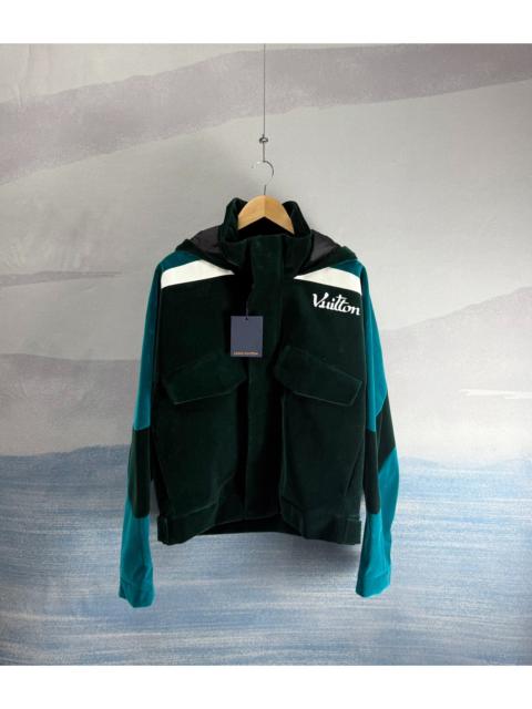 Louis Vuitton Louis Vuitton Teal Technical Velvet Windbreaker