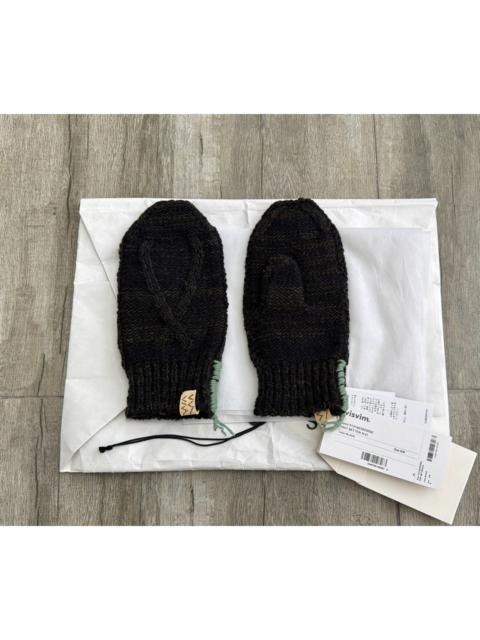 visvim VISVIM KNIT MITTEN ND wool yarn in black