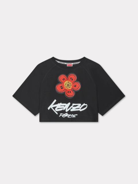 KENZO 'Kenzo x Futura 2000' boxy cropped T-shirt in cotton