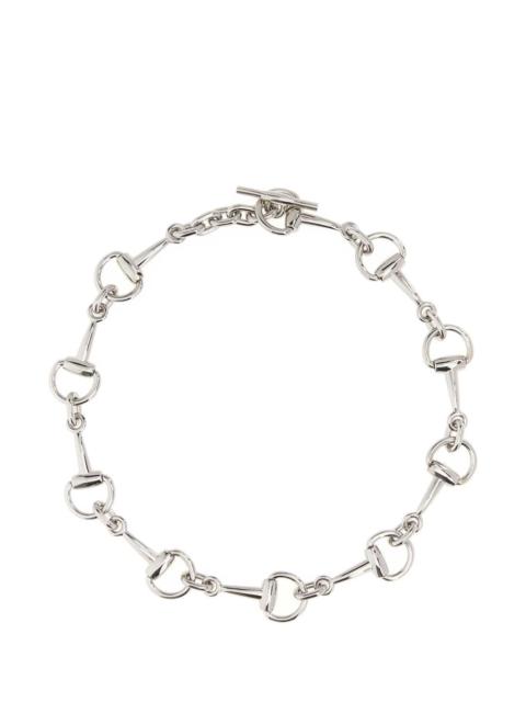 GUCCI Gucci Women Silver Metal Horsebit Necklace