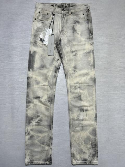 Rick Owens Rick Owens Drkshdw SS15 Batik Bleach Berlin Cut Denim Jeans