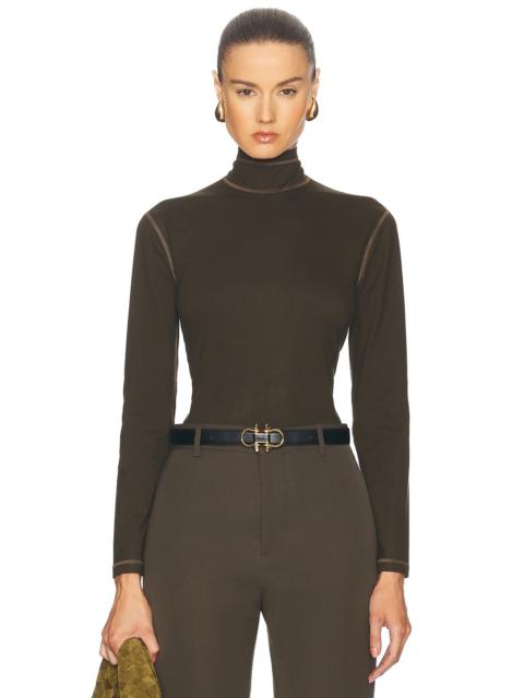 Long Sleeve Turtleneck Top