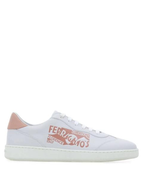 FERRAGAMO Ferragamo Venna-Logo Leather Sneakers, Size 5