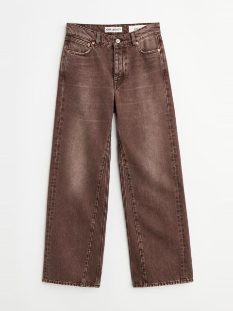 Our Legacy Treble Cut Overdyed Choco Melon