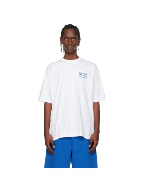 VETEMENTS White Sticker T-shirt