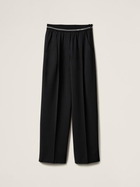 Miu Miu Wool joggers