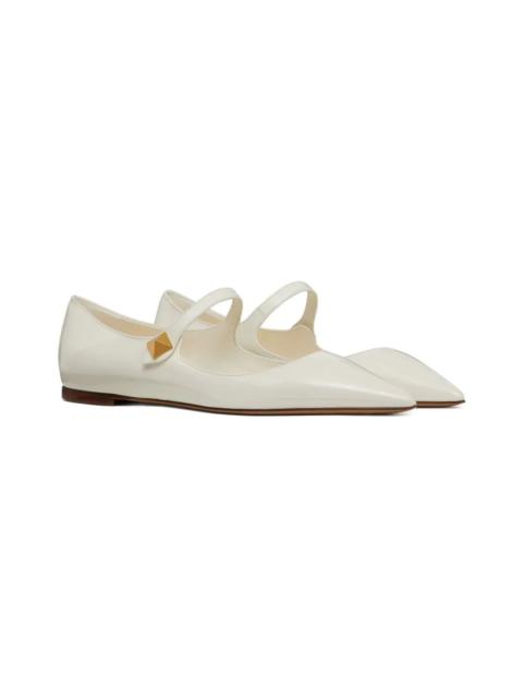 Valentino Valentino Tiptoe Patent Ballerina Flat