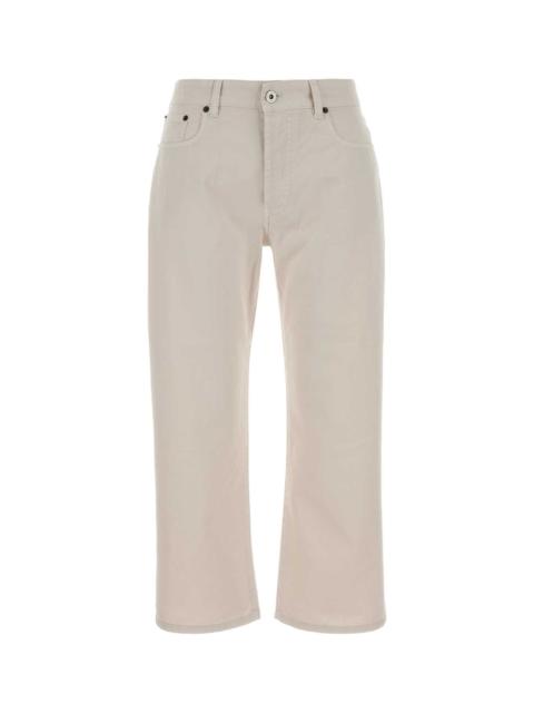 Miu Miu Miu Miu Women Ivory Cotton Pant