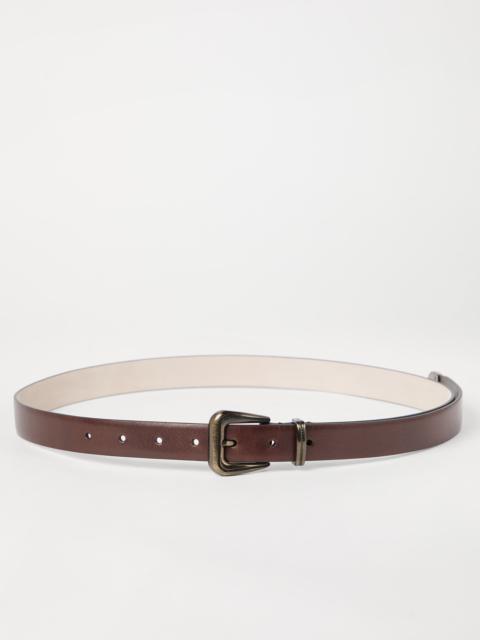 Brunello Cucinelli Cowhide belt with monili