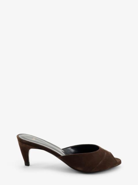 JUDE Jude Suede Cave Mule Sandals Brown