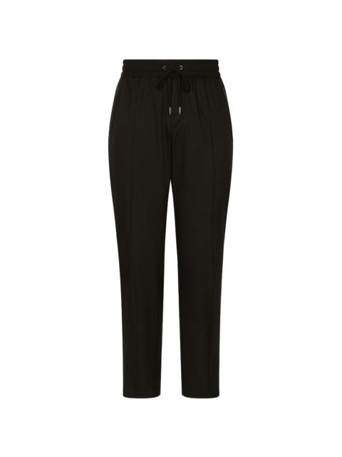 Dolce & Gabbana logo-plaque track pants