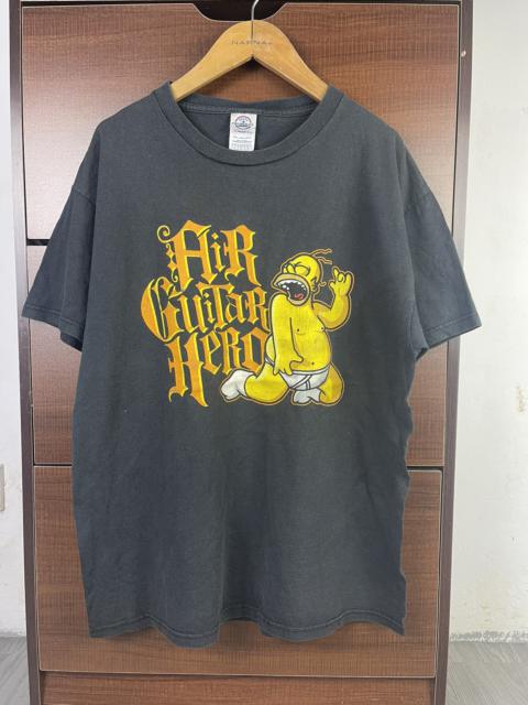Other Designers Vintage - Vintage Y2K Air Guitar Hero Simpsons Baby Shirt