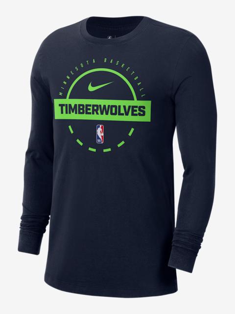 Nike Minnesota Timberwolves Men's Nike NBA Practice Long-Sleeve T-Shirt