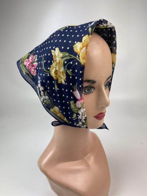 Other Designers Hanae Mori - Hanae Mori Handkerchief Neckerchief Bandana Turban