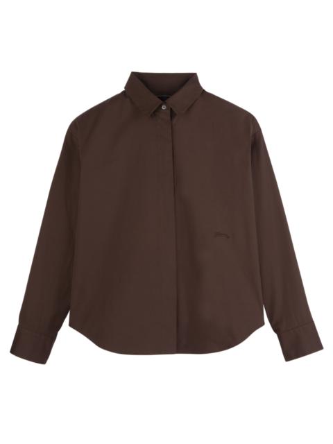 Longchamp Shirt Ebony - Popelin