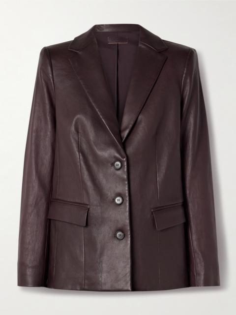 STOULS Luigi Leather Blazer