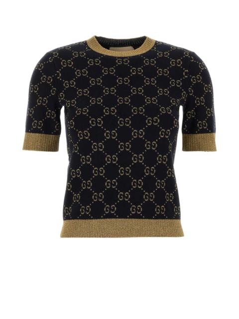 GUCCI Gucci Women Embroidered Cotton Blend Sweater