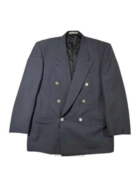 Givenchy Double Breasted Peak Lapel Jacket - Navy 38