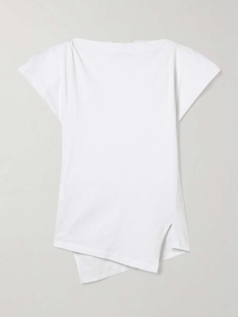 Sebani asymmetric cotton-jersey T-shirt