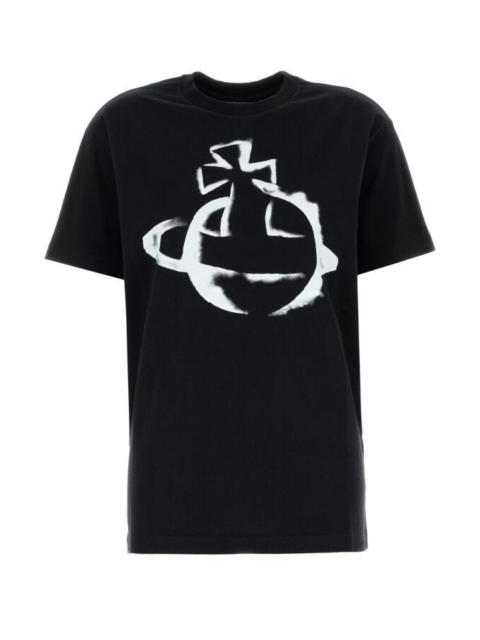 Vivienne Westwood Vivienne Westwood Women Black Cotton Oversize T-Shirt