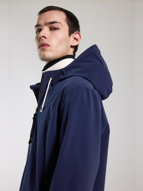 Stutterheim Stockholm Lightweight Zip Matte Raincoat Navy