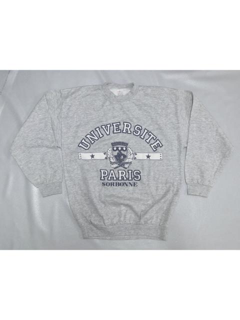 Other Designers Vintage - 🔥 Rare Universite Paris Sorbonne Sweatshirt Made In France