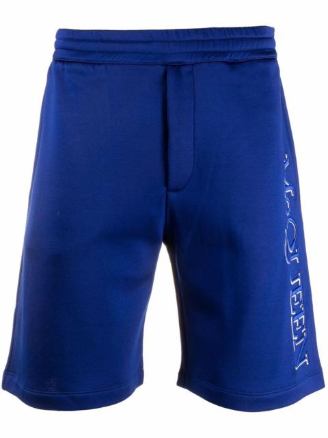 logo-embroidered track shorts