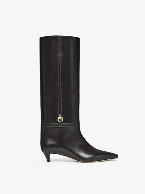 FENDI Fendi FFold Leather Boots