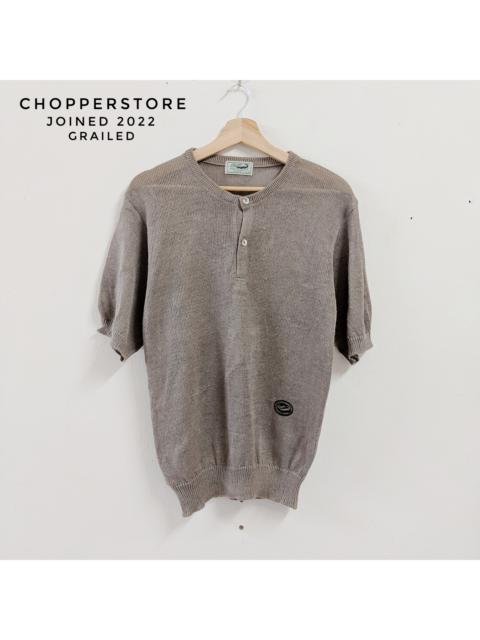 Other Designers Japanese Brand - Vintage Crocodile Original Design Short Sleeve Knitwear