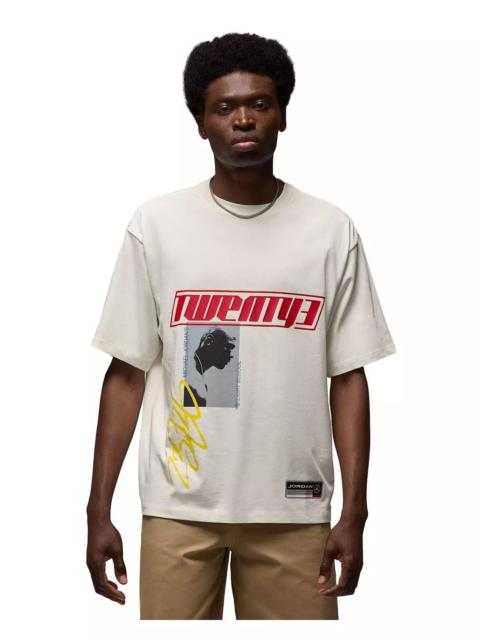 Jordan Men's Flight Essentials Oversized T-Shirt -White