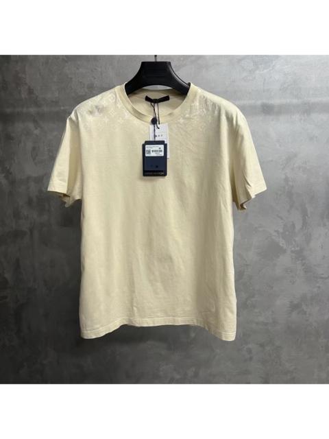 Louis Vuitton Louis Vuitton 2025 Early Autumn Men's Collection: Khaki Crewneck Short-Sleeve T-Shirt with Gradient 
